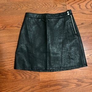 Zara Leather Skirt